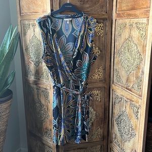 Sleeveless V Neck Banana Republic Dress